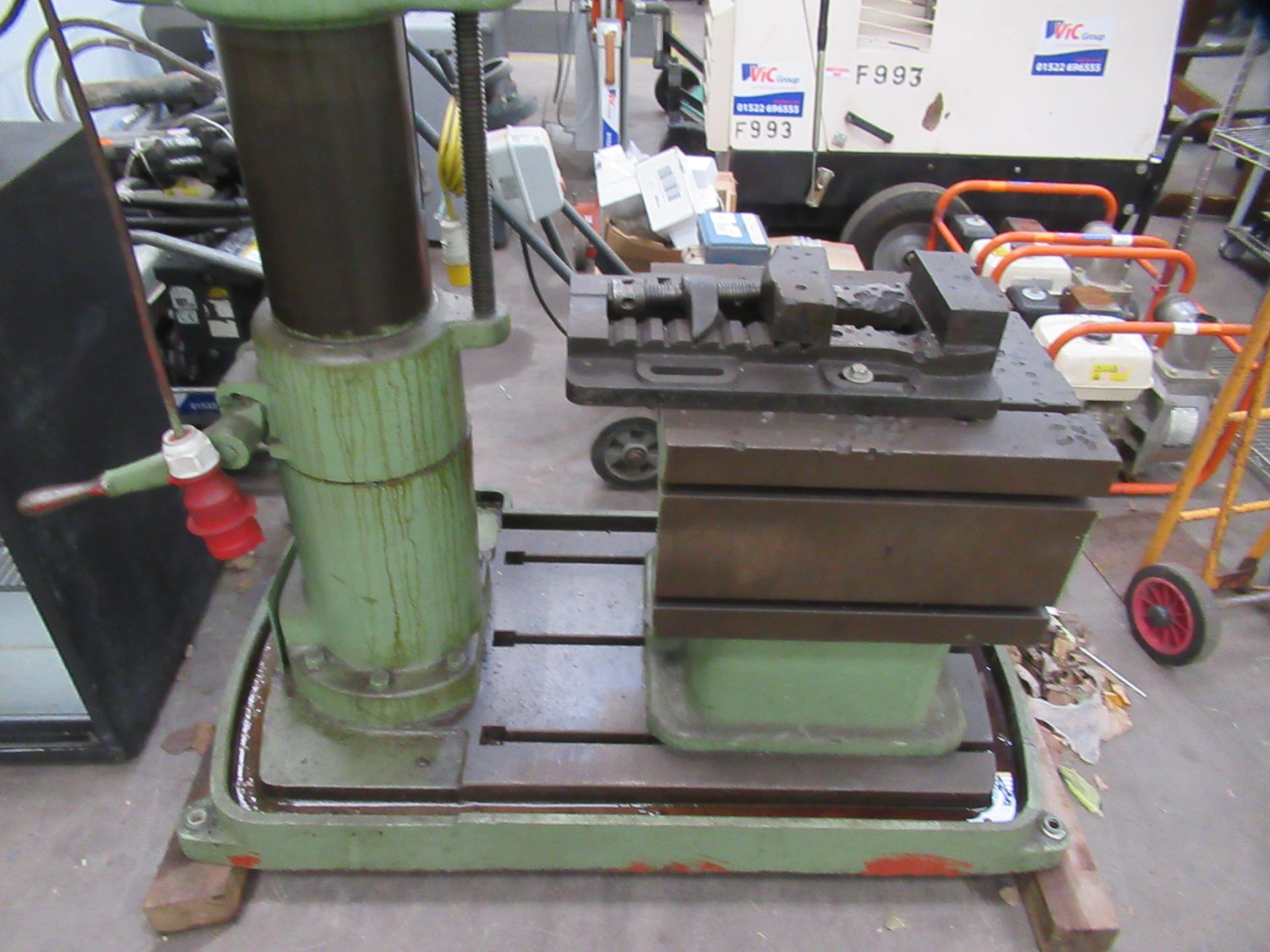 Cincinnati Bickford Radial Arm Drill with Machine Block - Image 6 of 14