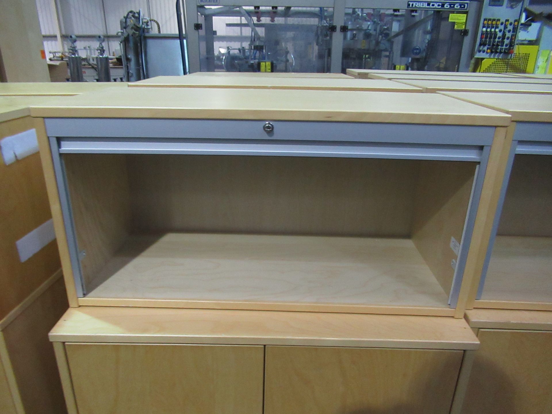 4x Two Door Office Cabinets with 4x Separate Tambour Cabinets - Image 3 of 5