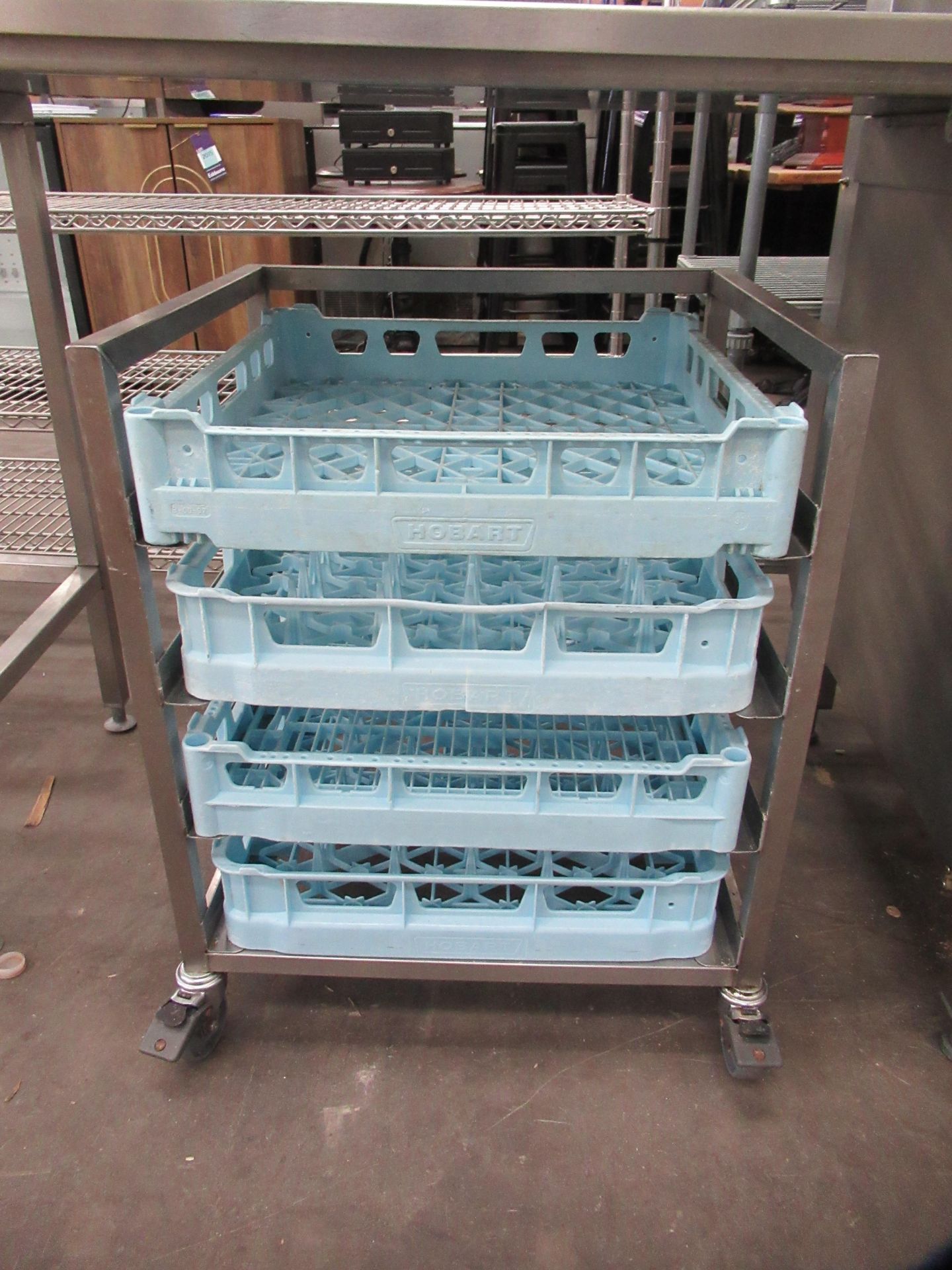 Winterhalter Commercial Dishwasher with Sink unit, Collection Table and Tray Storage Unit - Image 6 of 11