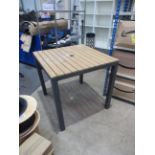 Approx. 13x Metal Framed Wooden Topped Tables