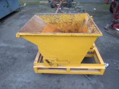 EuroQuip 750kg Mobile Tipping Skip