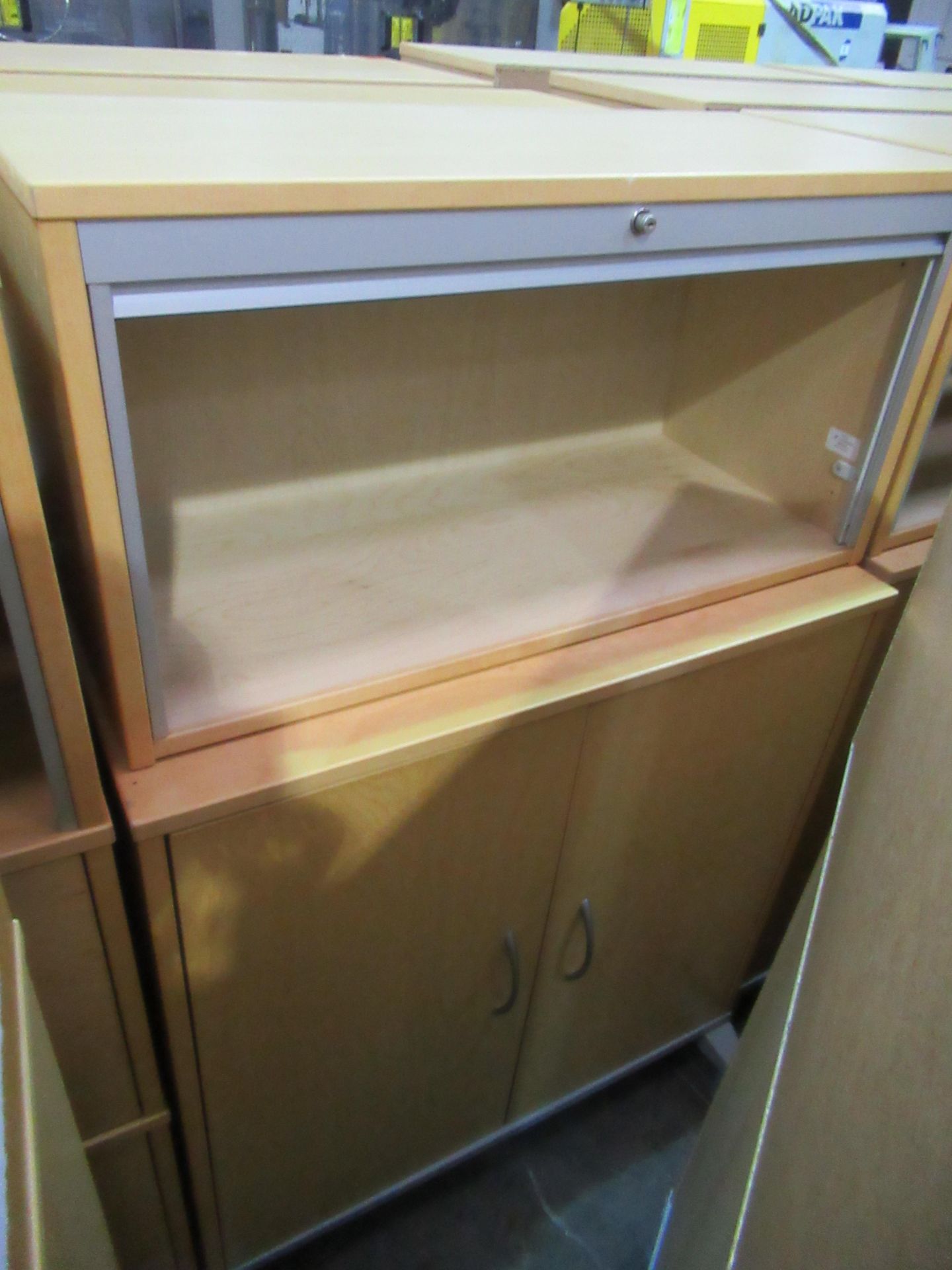4x Two Door Office Cabinets with 4x Separate Tambour Cabinets - Image 4 of 5
