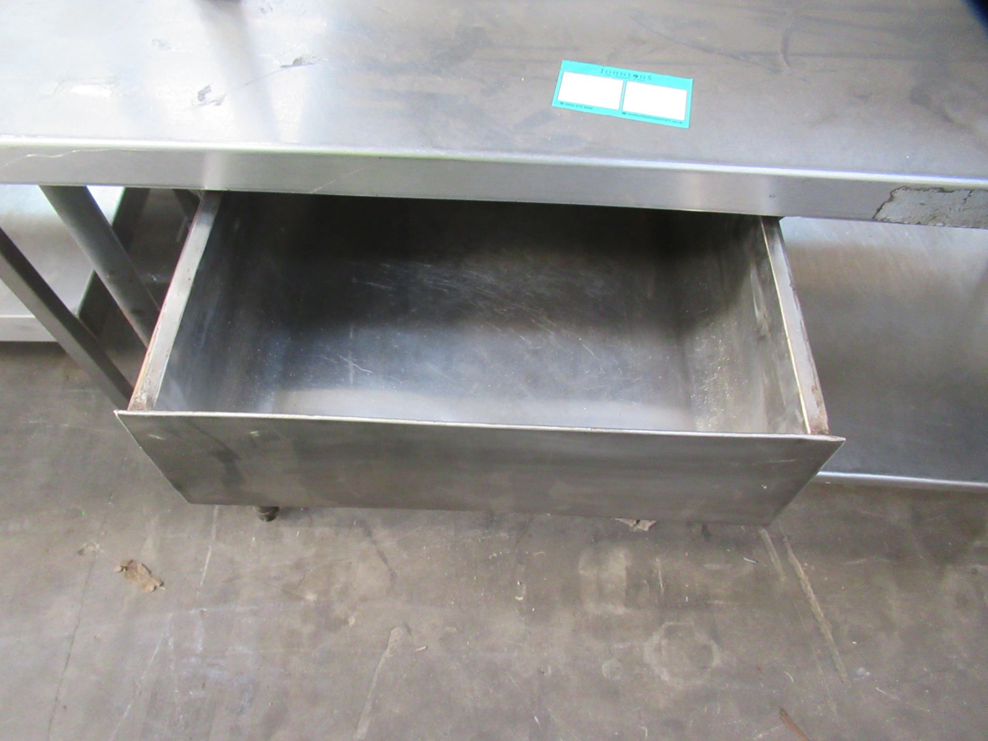 2x Commercial Catering Prep Tables - Image 7 of 8