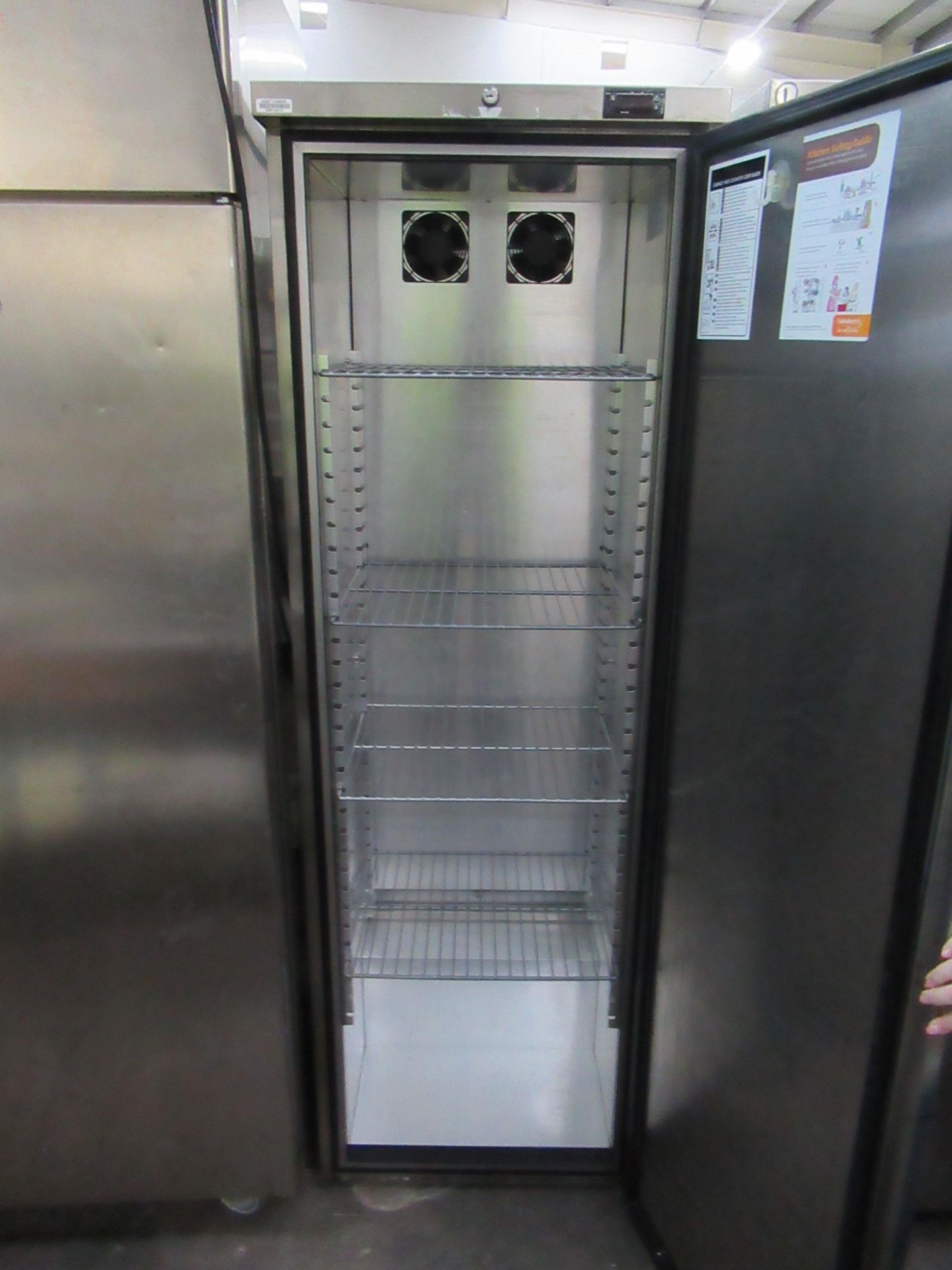 Foster Stainless Steel Single Door Commercial HR410 Mobile Refrigerator - Image 2 of 3