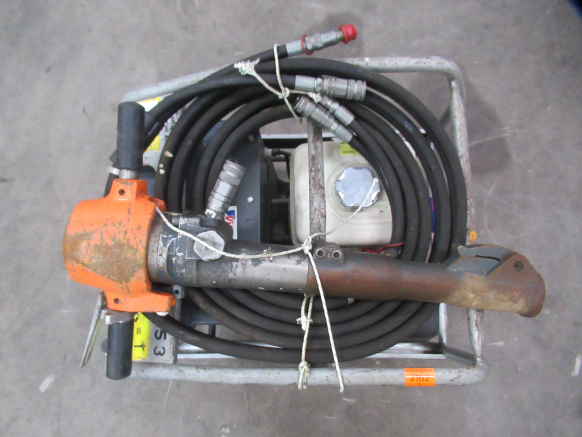 A Belle Petrol/Hydraulic Power Pack with Jack Hammer - Image 5 of 5