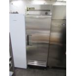 TrueRefrigerator Stainless Steel Single Door Commercial Mobile Refrigerator