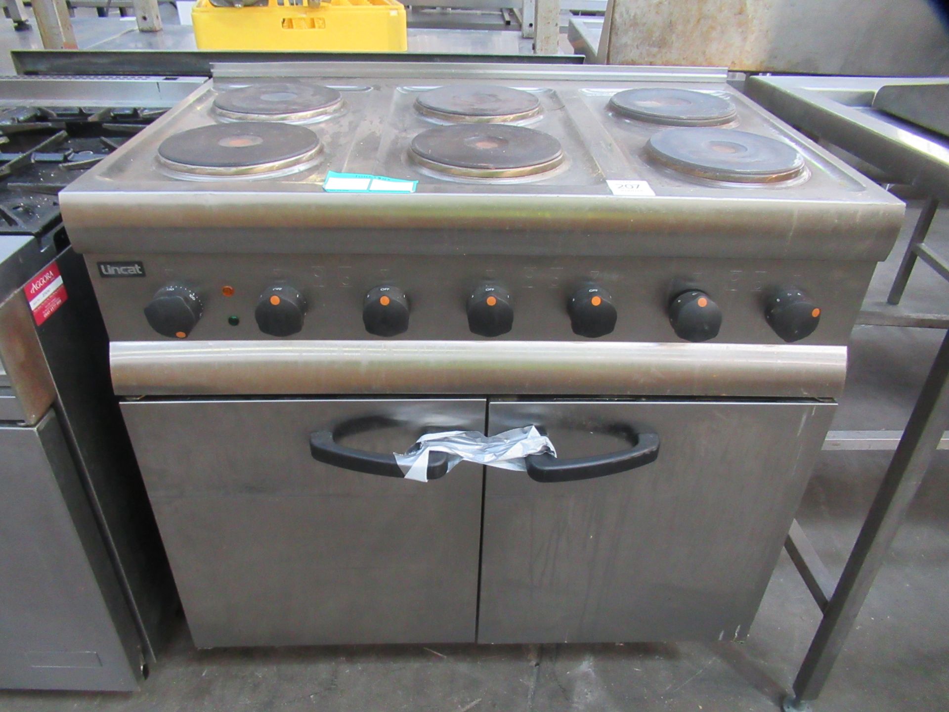 Lincat Commercial Catering Six Ring Electric Cooker - 3ph.