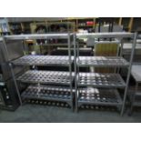 2x Stainless Steel Storage Racks