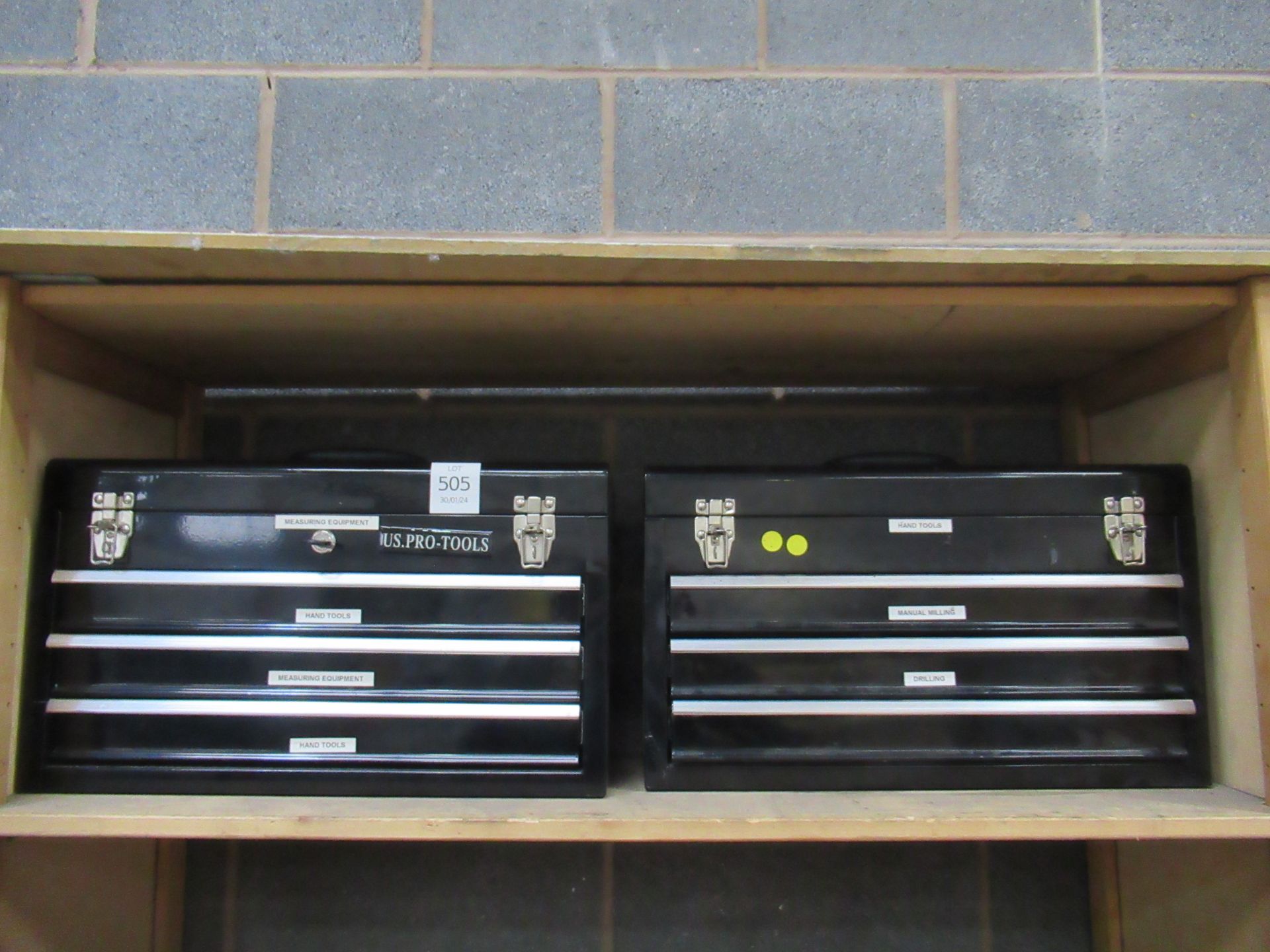 2x Pro-Tools Tool Boxes and Contents