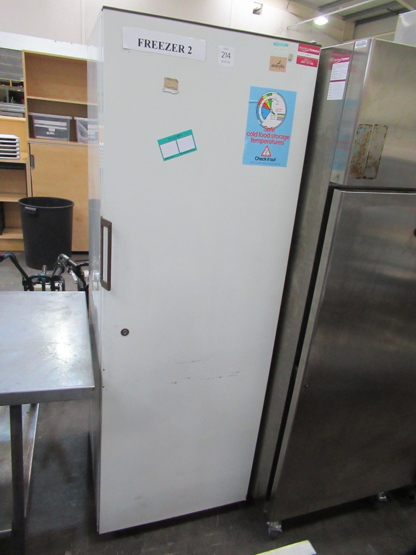 Derby Single Door Upright Freezer
