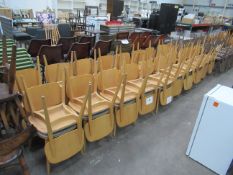 Approx. 38x Matching Wooden Café Chairs