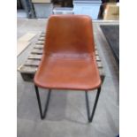 4x Leather Patriot Chairs