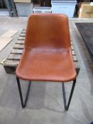 4x Leather Patriot Chairs