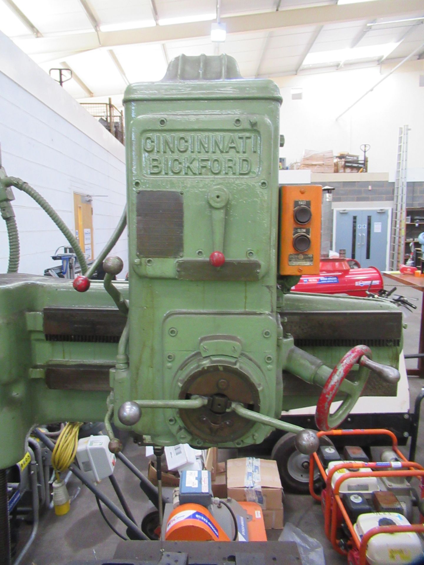 Cincinnati Bickford Radial Arm Drill with Machine Block - Image 3 of 14
