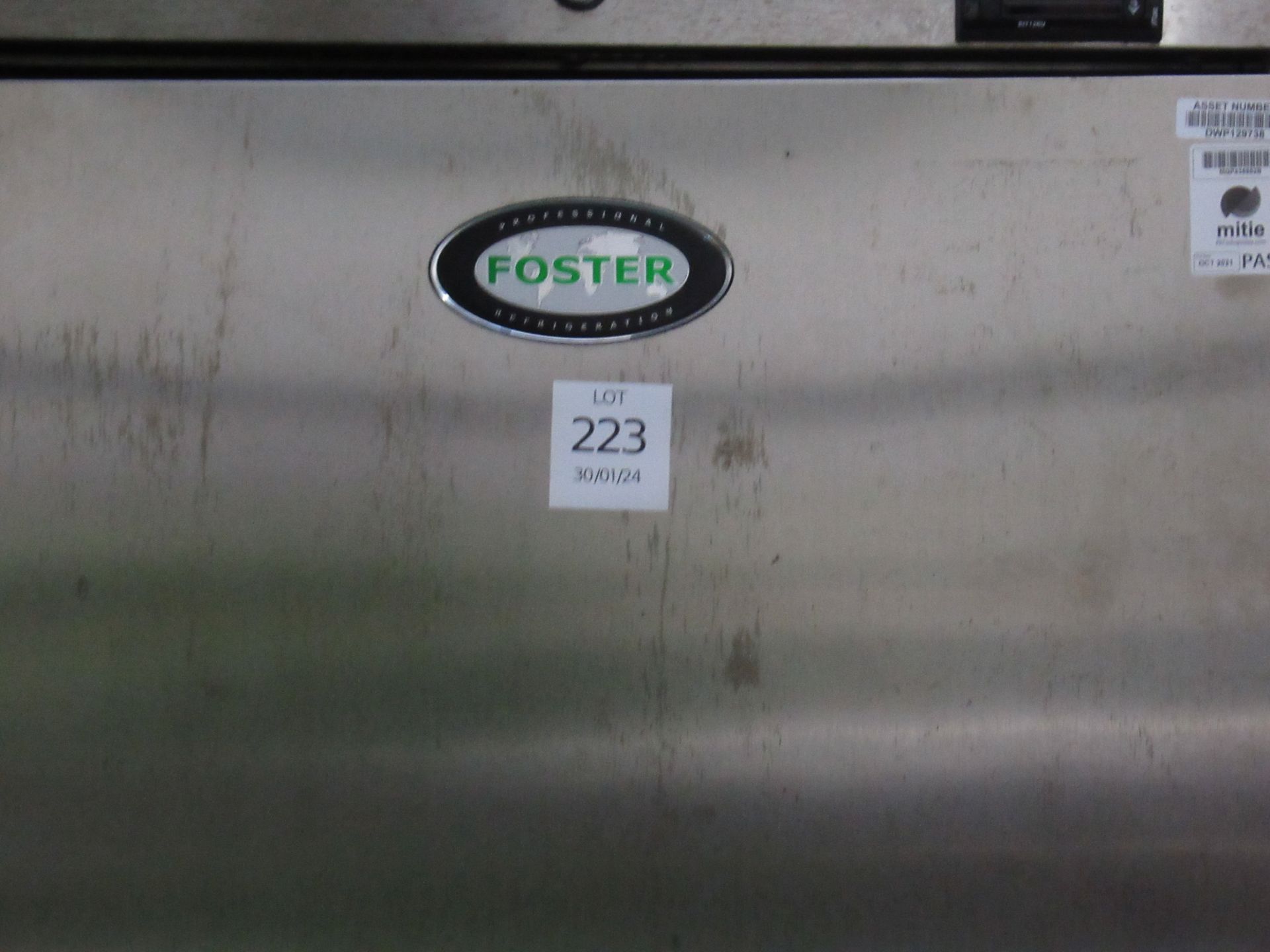 Foster Stainless Steel Single Door Commercial HR410 Mobile Refrigerator - Image 3 of 3