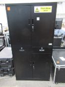 A Tectake Metal Storage Cupboard