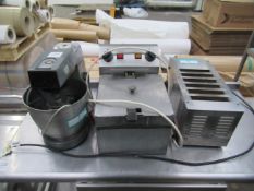 Counter Top Mixer, Single Basket Fryer and 6 Slot Toaster - all single phase