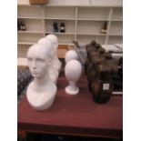 Various Mannequin Heads & 4x Minature Bodies