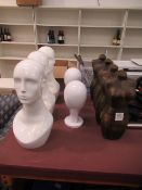 Various Mannequin Heads & 4x Minature Bodies
