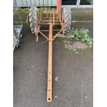 Bottle Trolley Created from a Vintage Beet Harvester