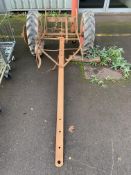 Bottle Trolley Created from a Vintage Beet Harvester