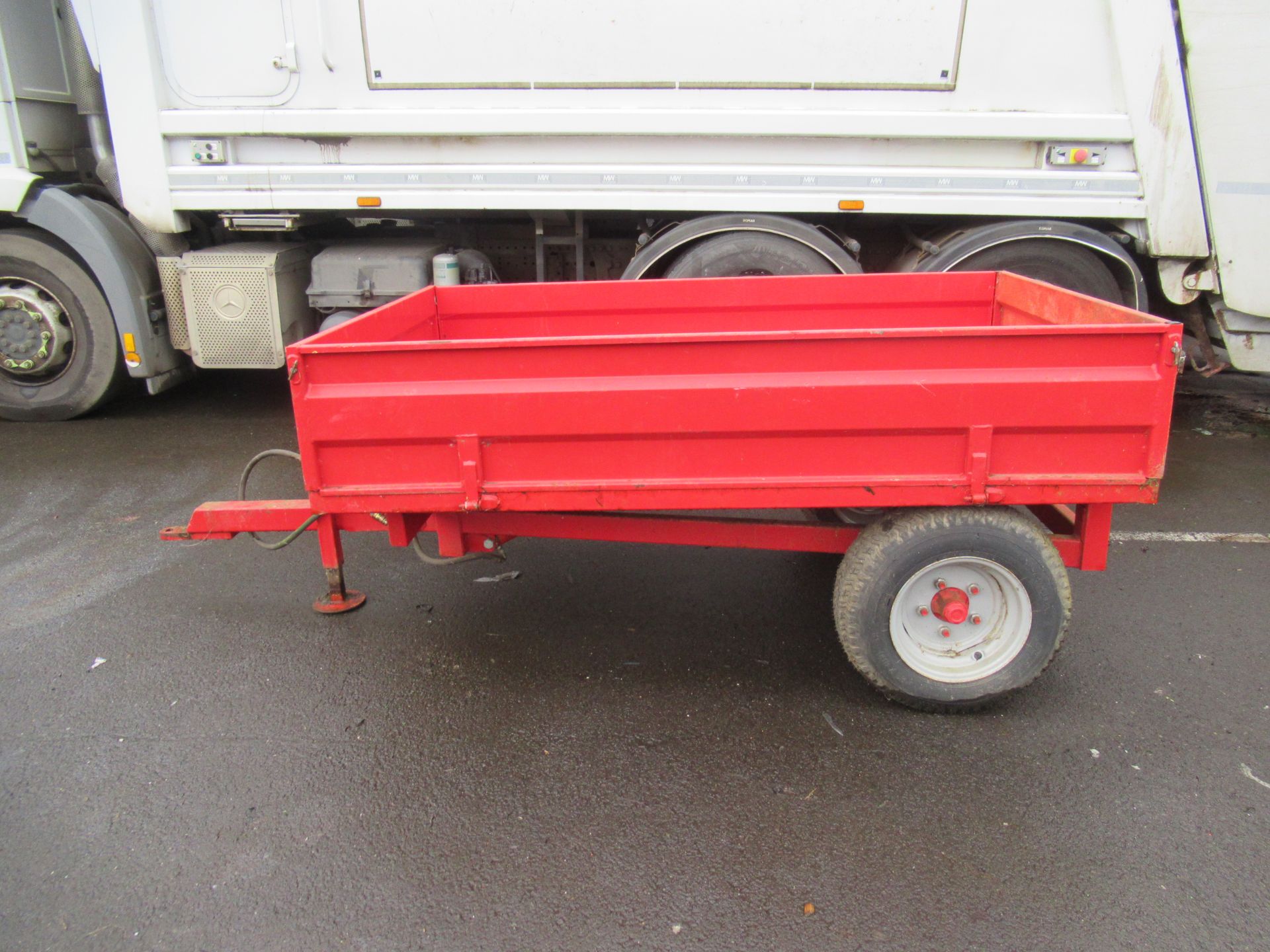 A Hall Engineering Hydraulic Tipping Trailer - Image 3 of 11