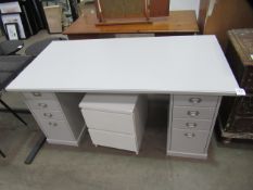 Twin Pedestal Desk