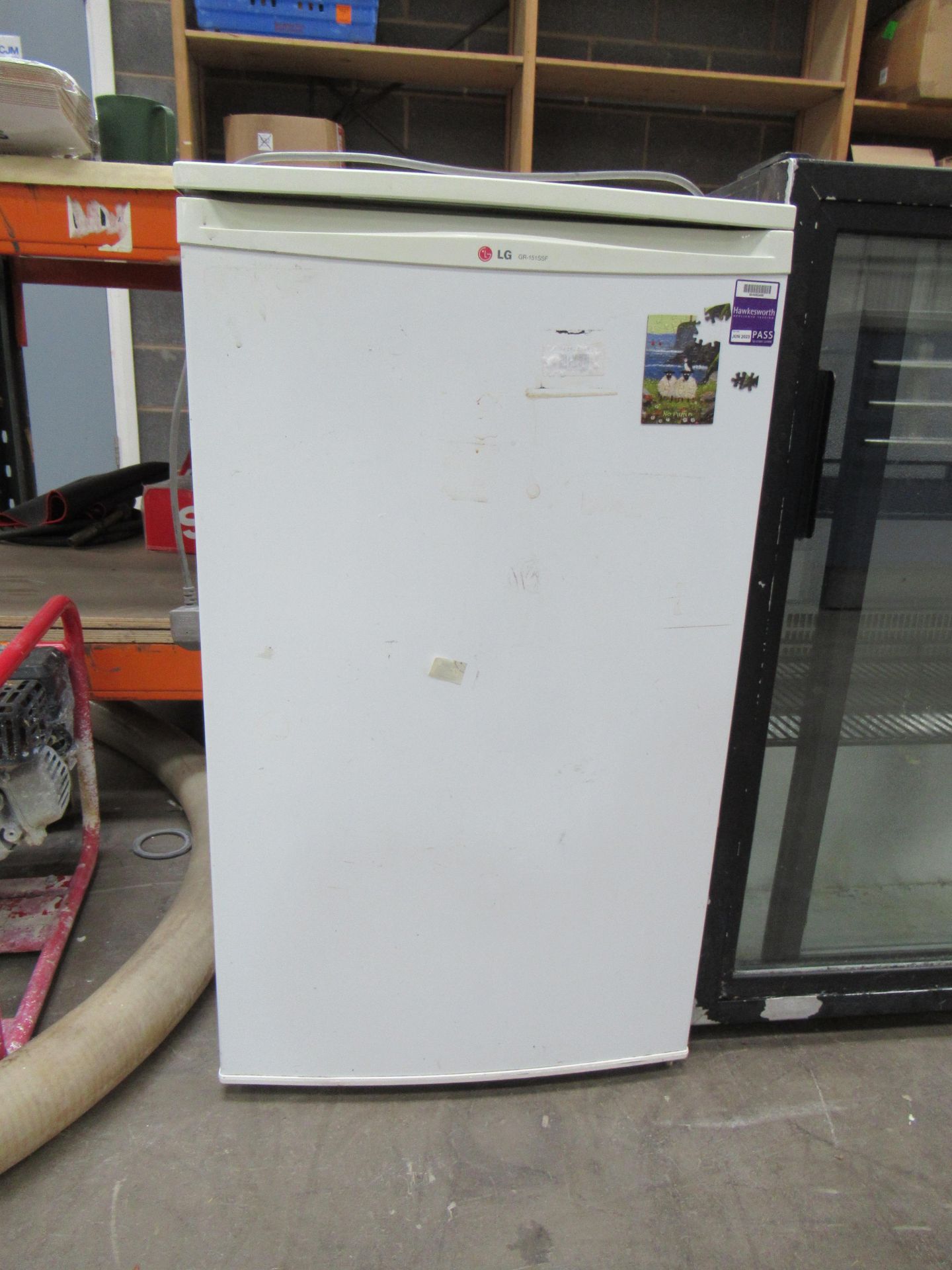 An LG Undercounter Fridge and a Twin Door Display Fridge - Image 2 of 3