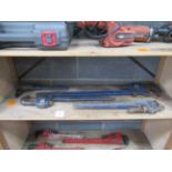 3x Various Pipe Wrenches/Stillsons and Chain Wrench