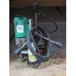 A 110V 32A Metabo Angle Grinder (spares/repairs) and A Magtron Magnetic Drill
