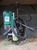 A 110V 32A Metabo Angle Grinder (spares/repairs) and A Magtron Magnetic Drill