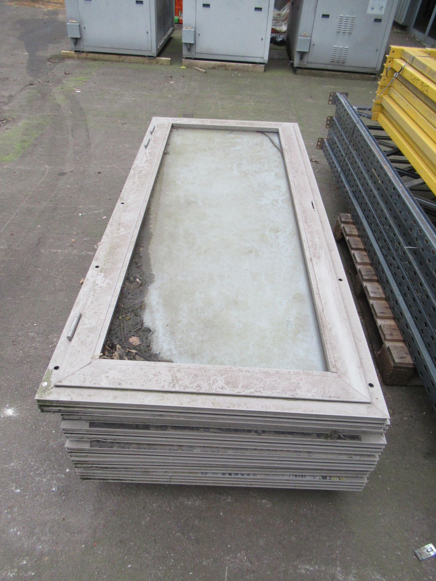 6x Aluminium Double Glazed Door Units (2100mm x 900mm x 60mm) - Image 2 of 3