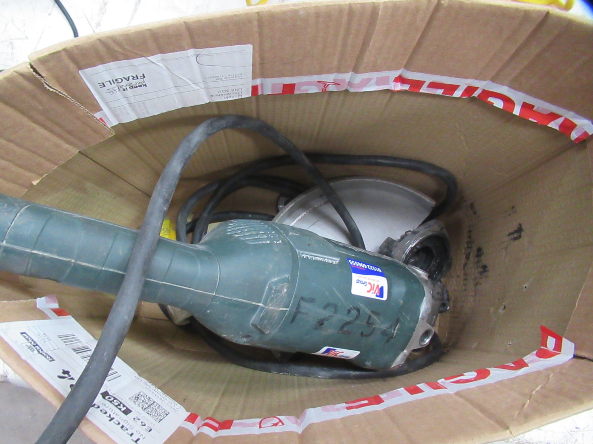A 110V 32A Metabo Angle Grinder (spares/repairs) and A Magtron Magnetic Drill - Image 2 of 2