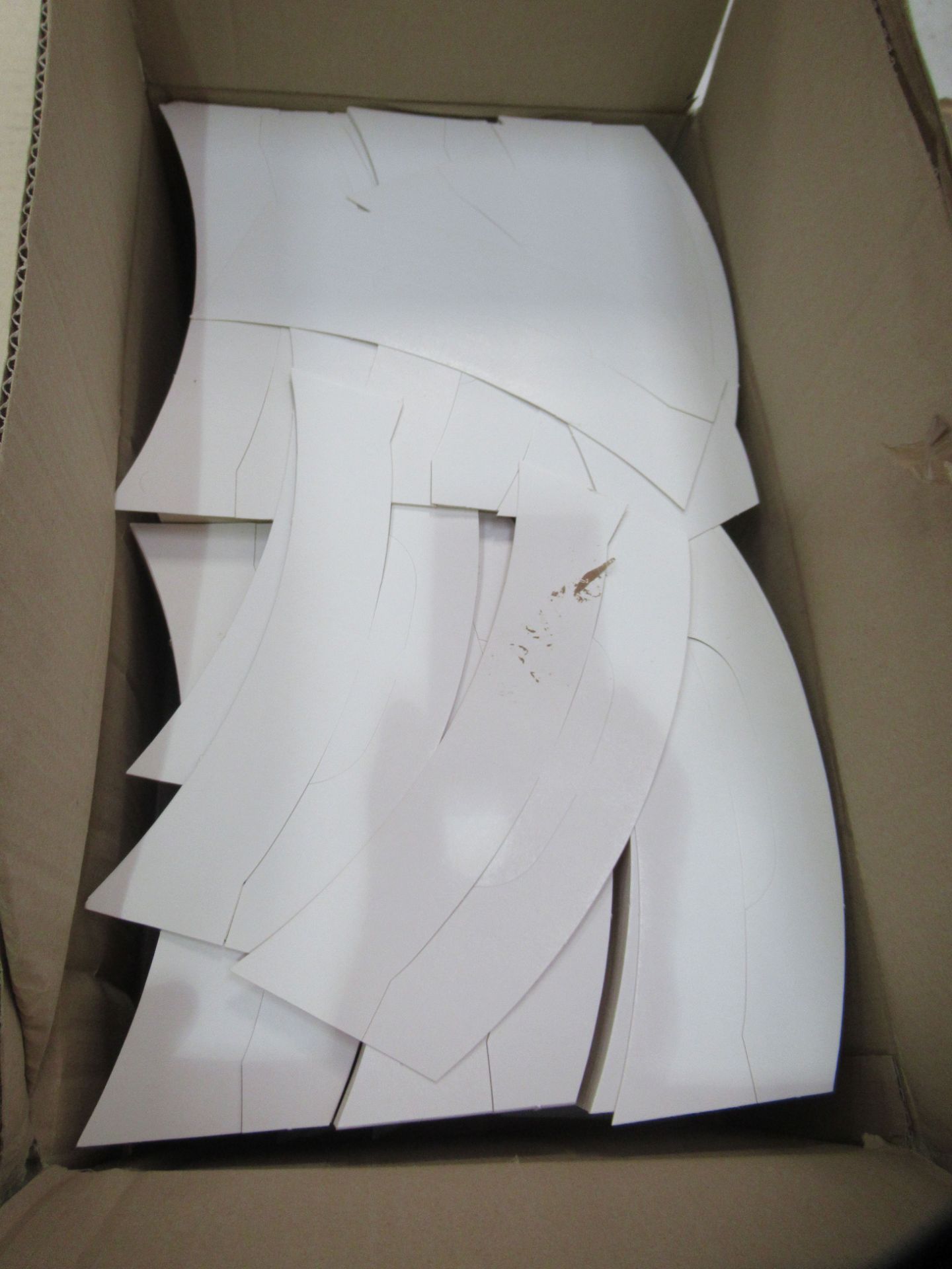 15x Reels of White Calendar Tape, 9x White Coats in size 104, Approx. 4000x Shirts Card Collars and - Image 8 of 10