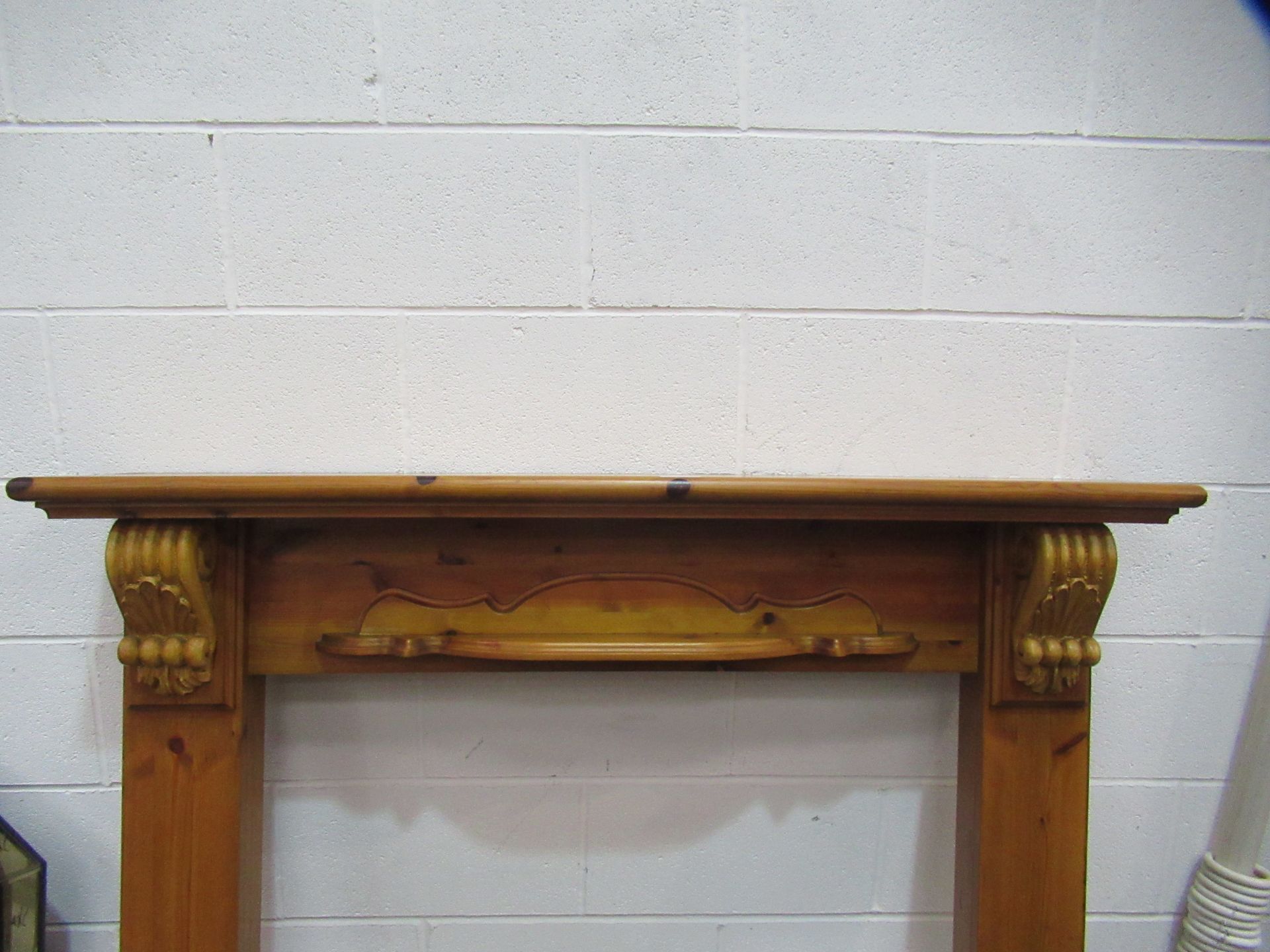 A Pine Wooden Fire Surround - Image 2 of 5