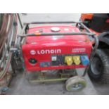 Loncin LC6500DDC Power Fast Mobile Generator - no key