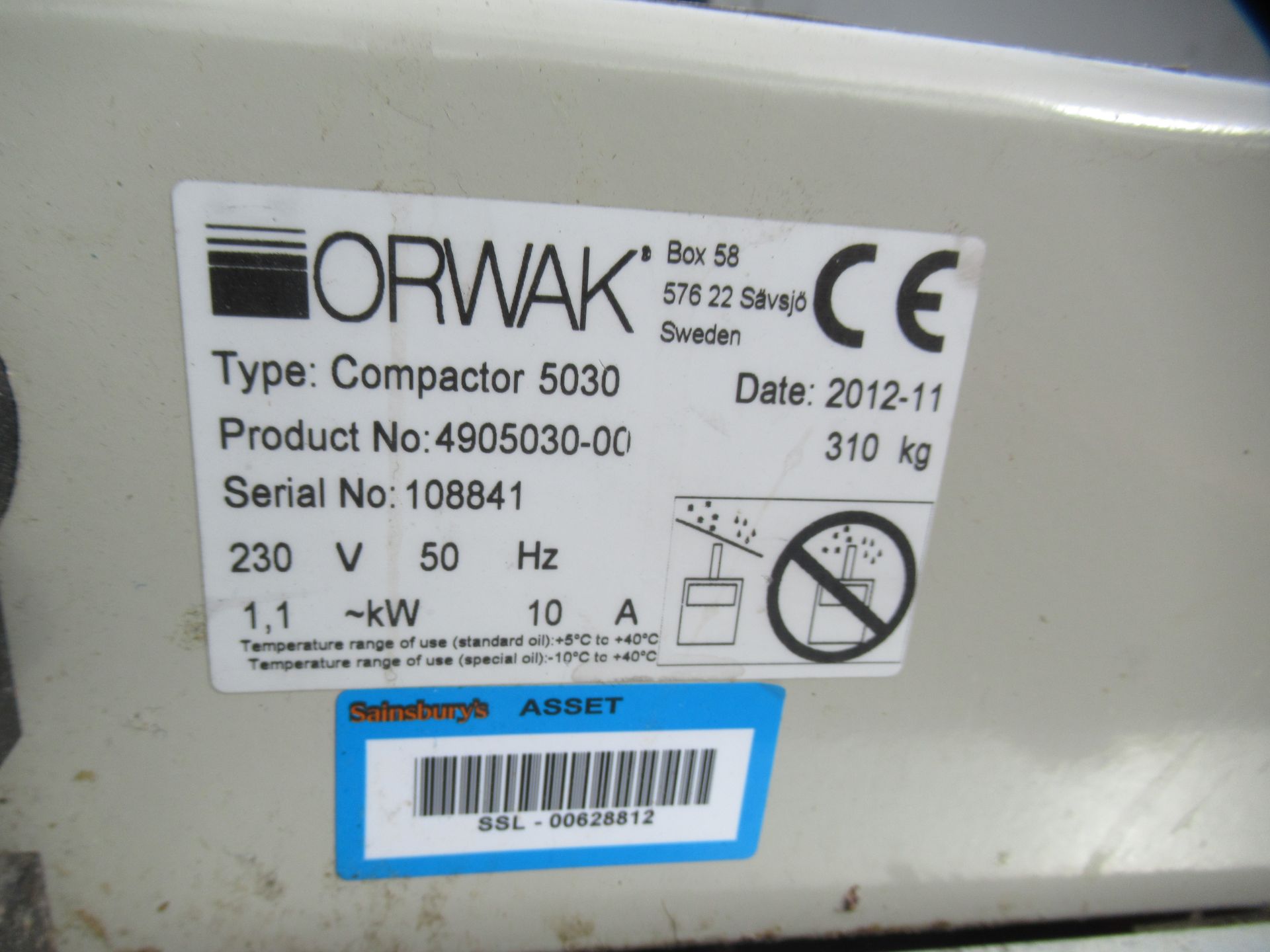 Orwak 5030B Compactor - Image 4 of 4