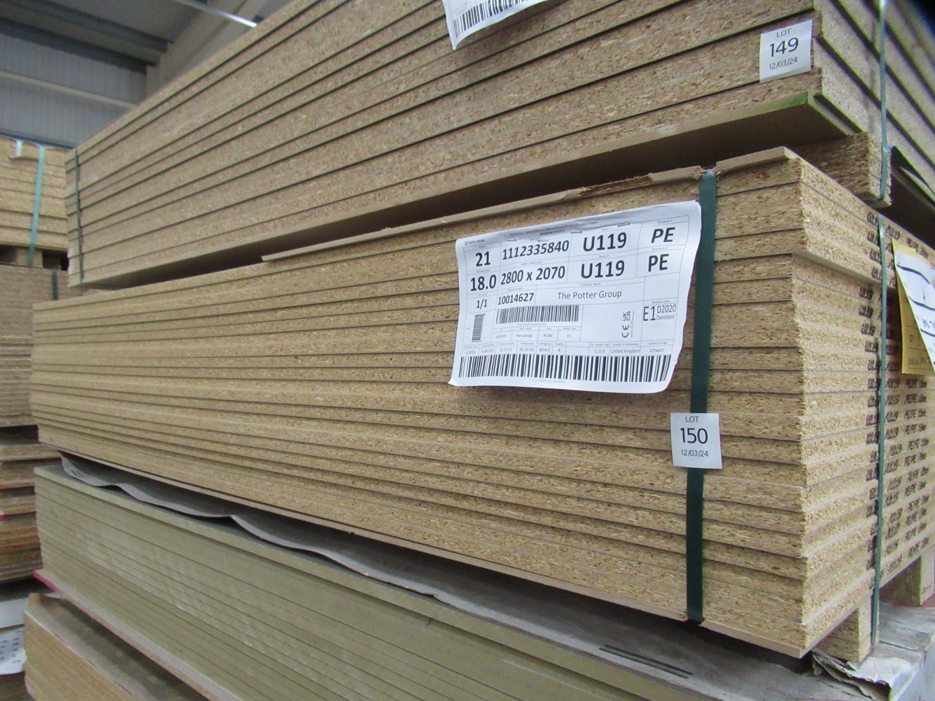 21x Swiss Krono Chipboard Sheets