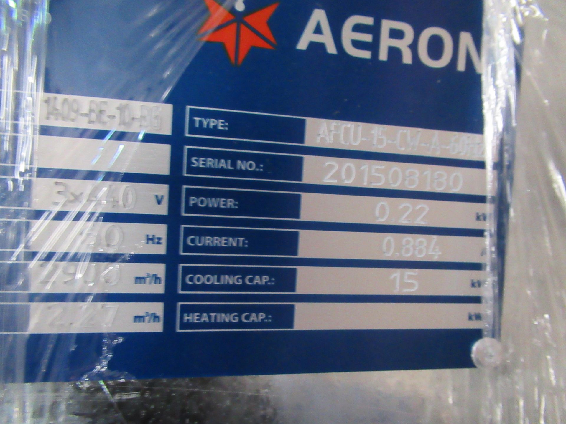 An Aeron HVAC Fan Coil Unit Type A AFCU-15-CW-A-60Hz - Image 3 of 3