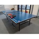 Slazenger Folding Mobile Table Tennis Table & Accessories