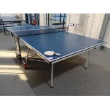 Tek Score Quickfold Mobile Table Tennis Table & Accessories