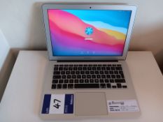 Apple MacBook Air i5 – 1.8GHZ Processor, 8GB Ram & 120GB Hard Drive (No Charger)