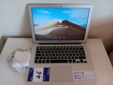 Apple MacBook Air i5 – 1.8GHZ Processor, 8GB Ram & 120GB Hard Drive with Charger