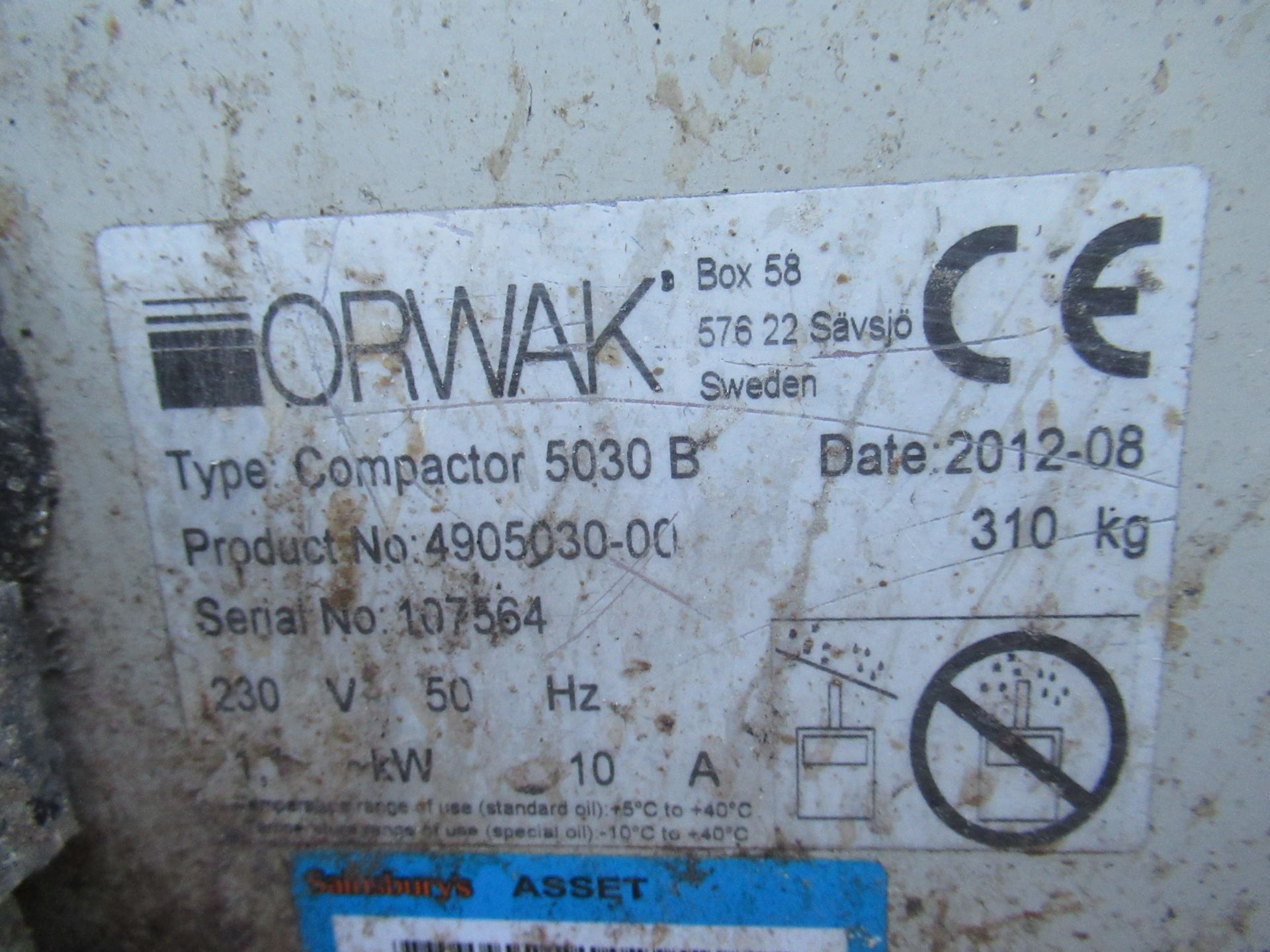 Orwak 5030B Compactor - Image 3 of 3