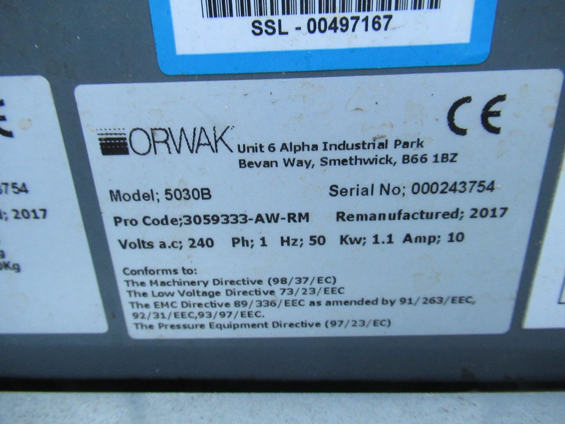 Orwak 5030B Compactor - Image 5 of 5