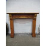 A Pine Wooden Fire Surround