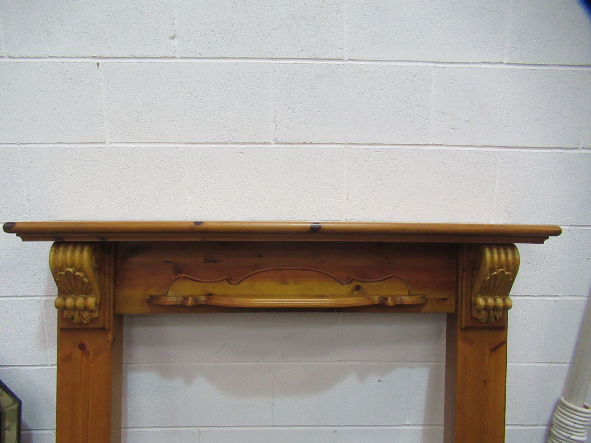 A Pine Wooden Fire Surround - Image 4 of 10
