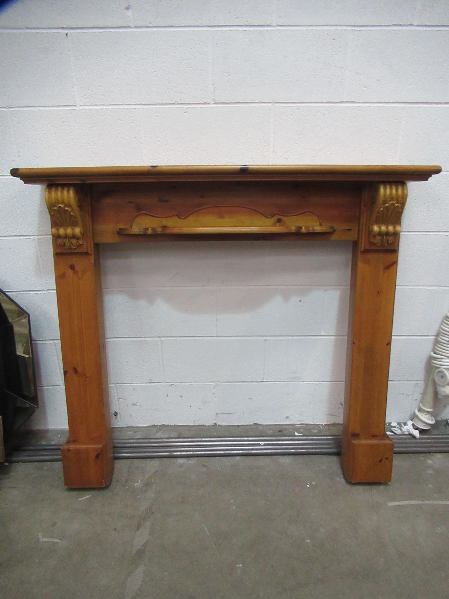 A Pine Wooden Fire Surround - Image 2 of 10