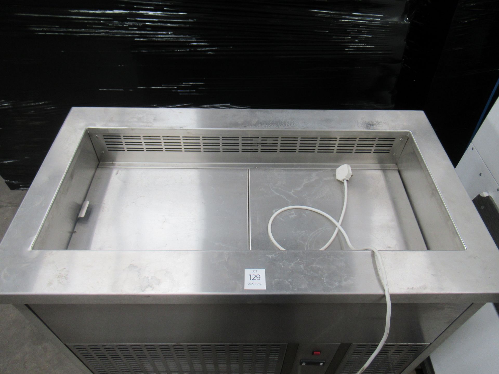 Stainless Steel Mobile Refrigerated Display Unit - Bild 2 aus 3