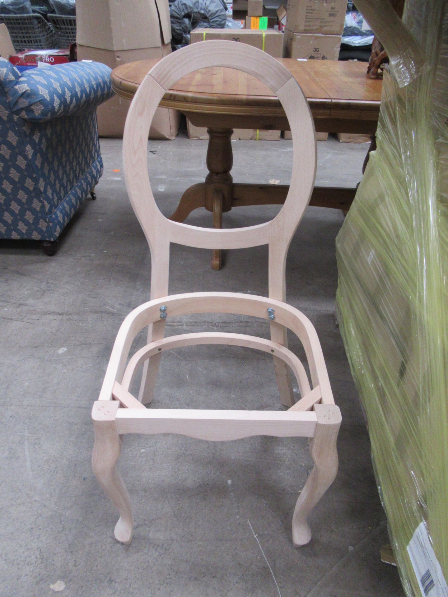 Approx. 24 x Louis Dining Chairs (unfinished missing seat bases and need upholstering) - Image 3 of 6